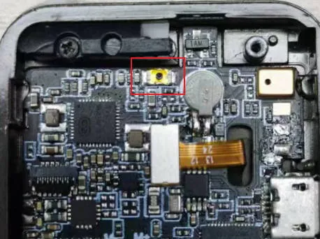 Кнопка загрузки T-Watch S3