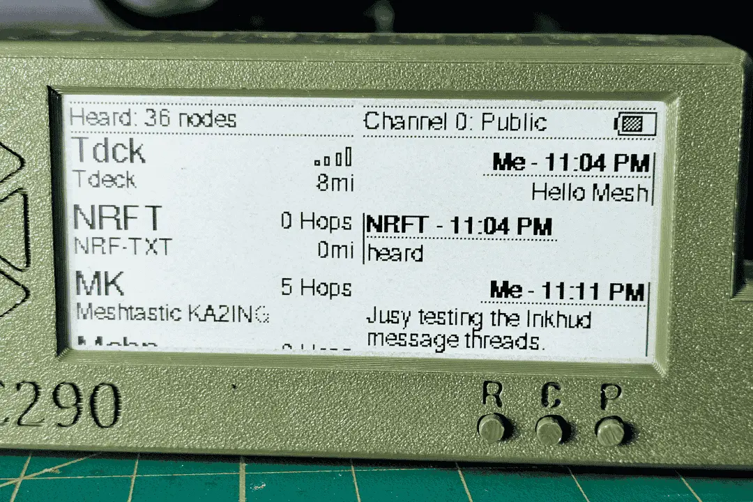 InkHUD в действии!